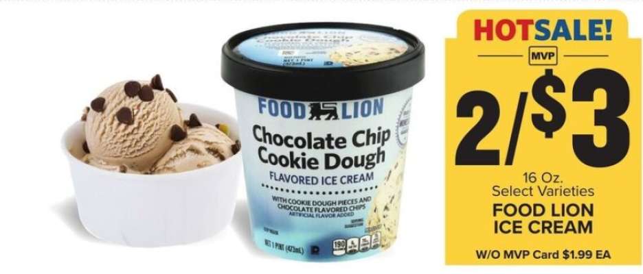 Food Lion Ice Cream