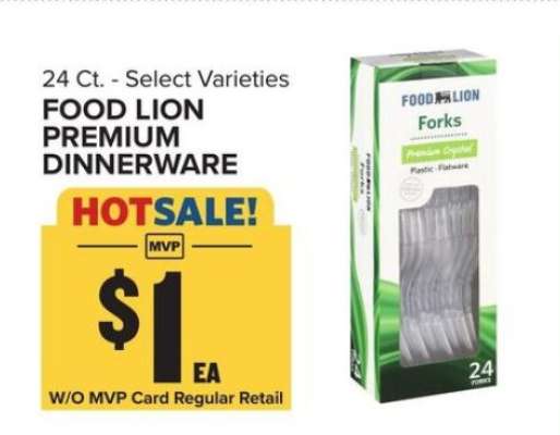 Food Lion Premium Dinnerware