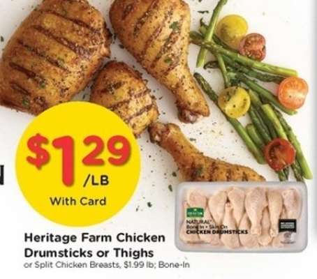 Heritage Farm Chicken Drumsticks or Thighs