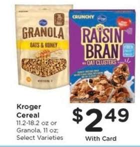 Kroger Cereal