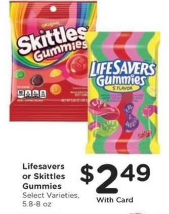 Lifesavers or Skittles Gummies