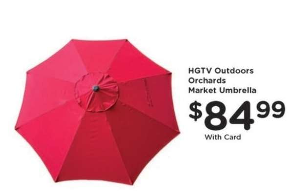 HGTV Outdoors Orchards Market Umbrella