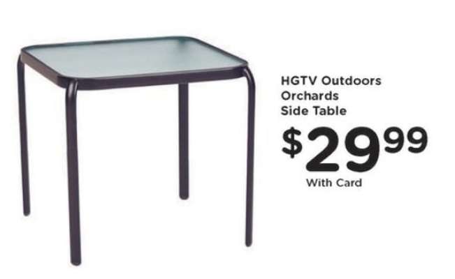 HGTV Outdoors Orchards Side Table