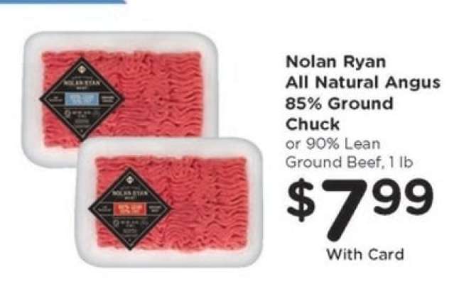 Nolan Ryan All Natural Angus 85% Ground Chuck