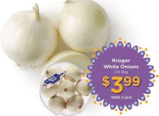 Kroger White Onions