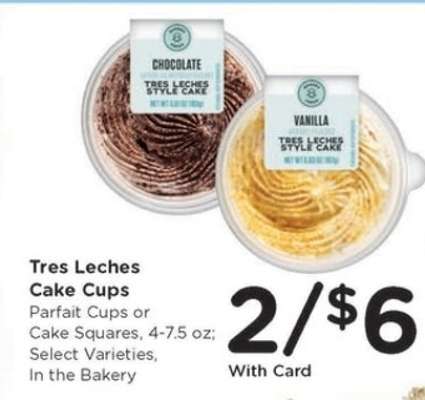 Tres Leches Cake Cups