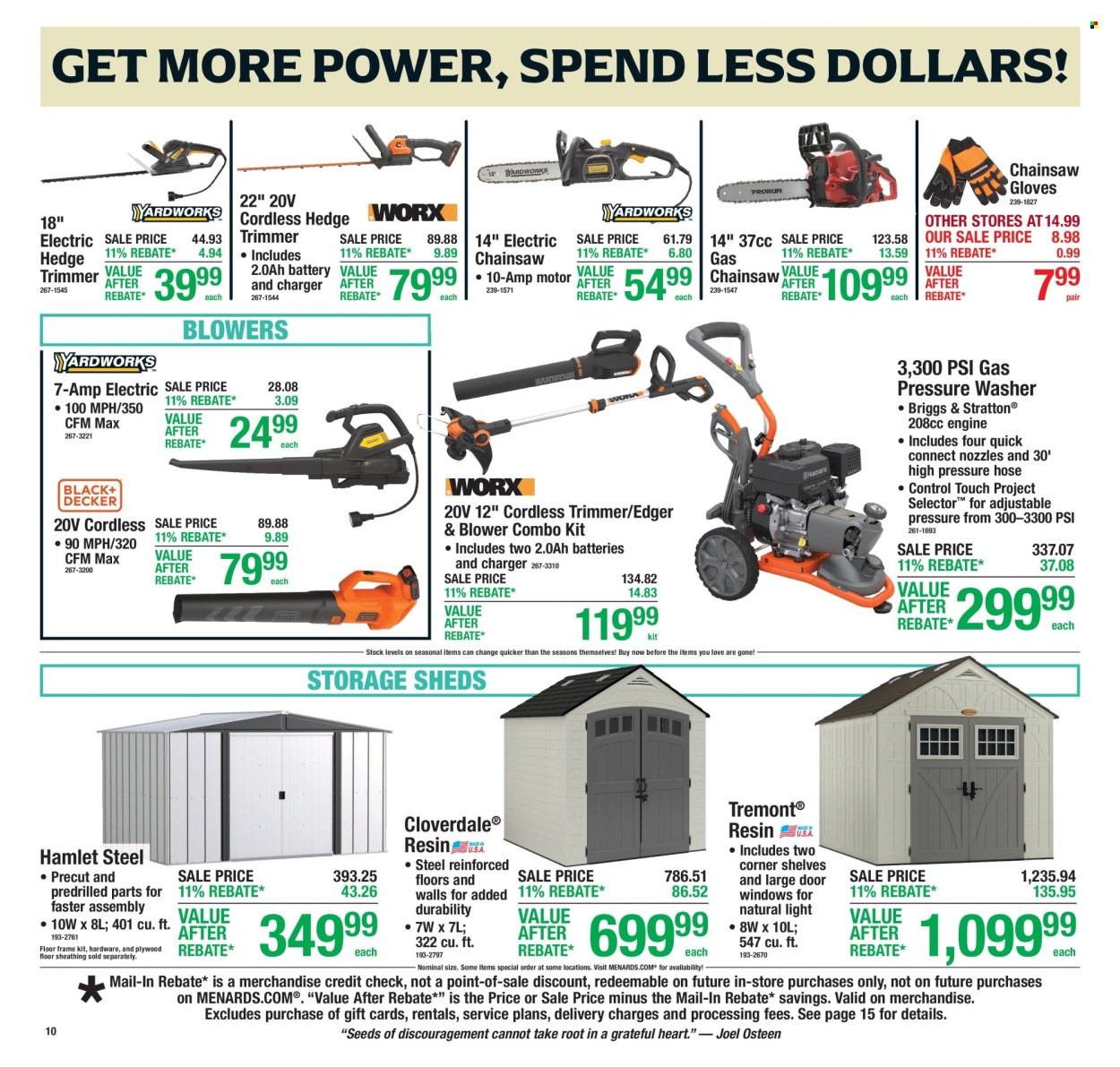 Menards ad - 04/16/2026 - 04/26/2026. Page 10