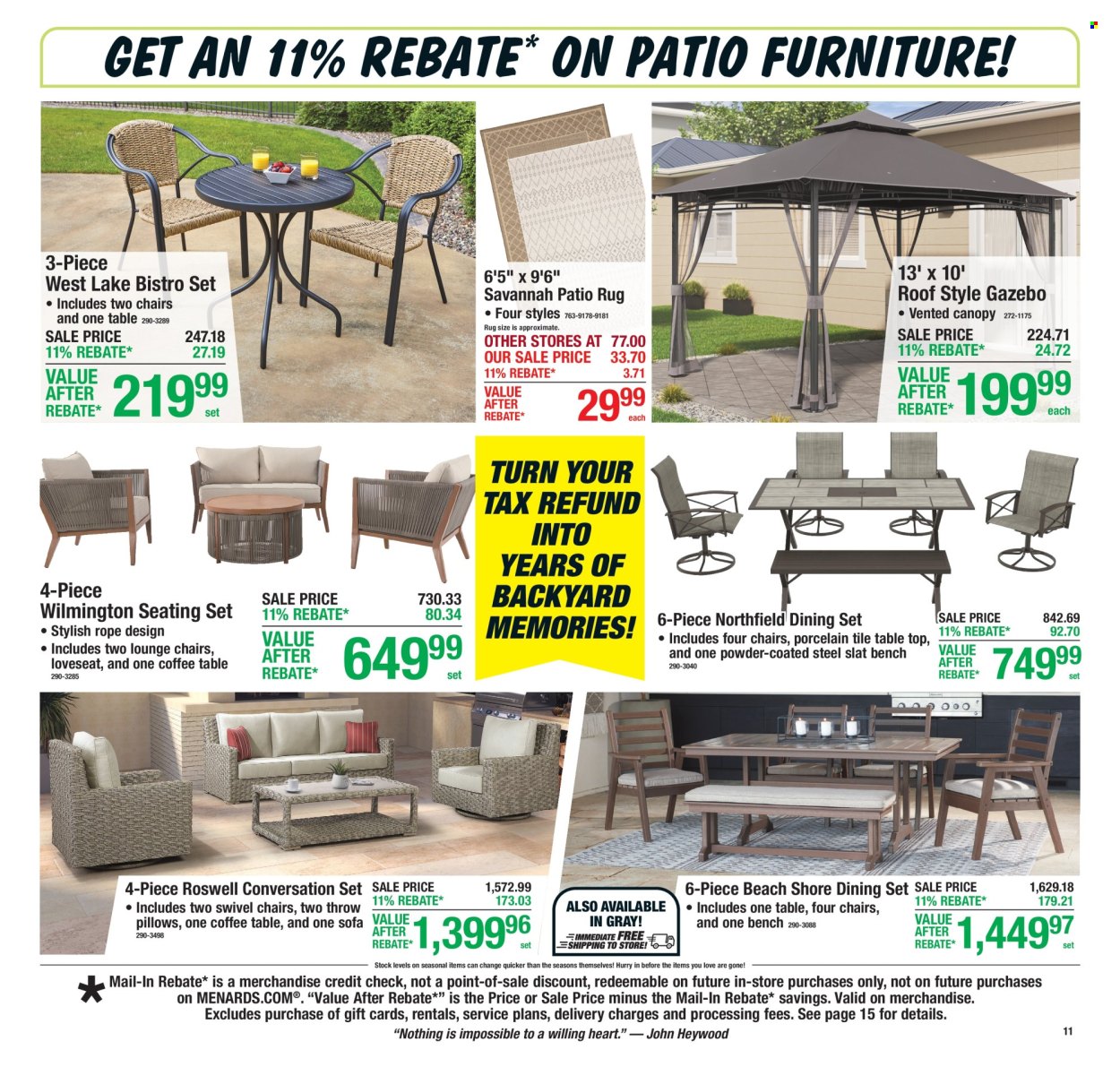 Menards ad - 04/16/2026 - 04/26/2026. Page 11