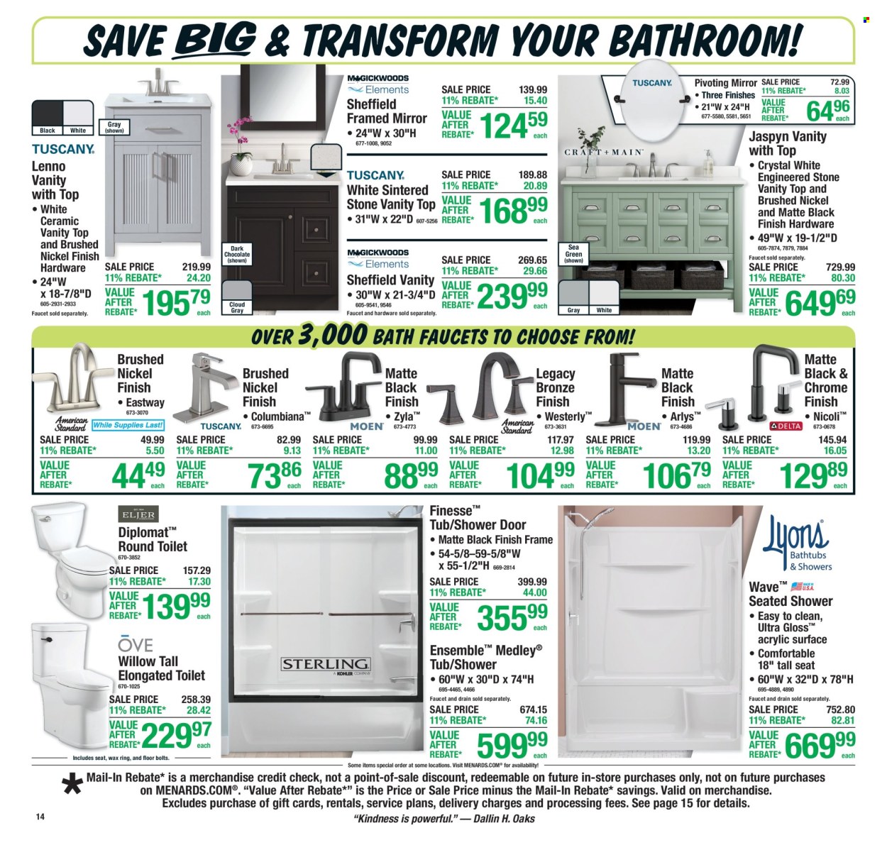 Menards ad - 04/16/2026 - 04/26/2026. Page 17
