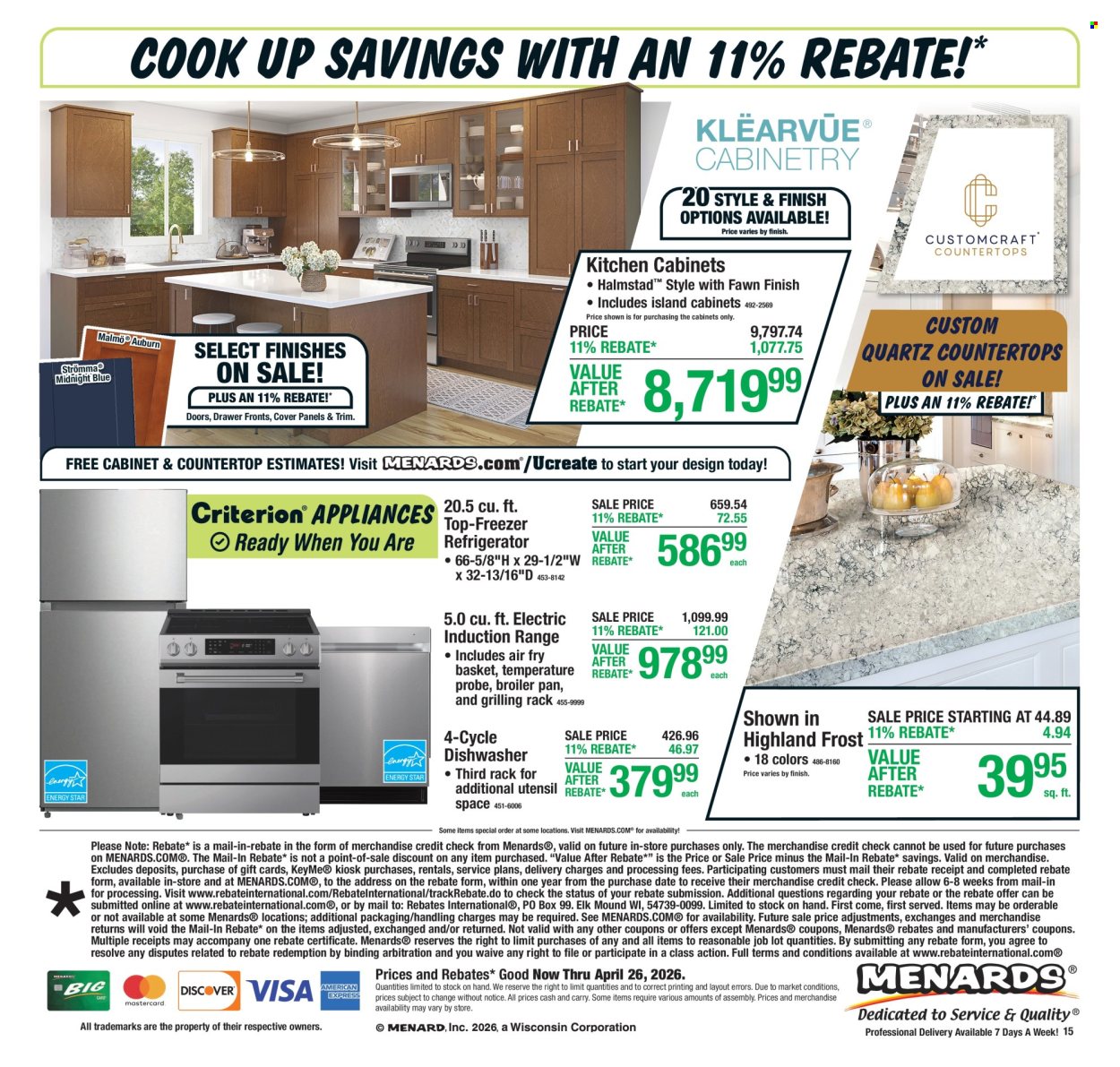Menards ad - 04/16/2026 - 04/26/2026. Page 19