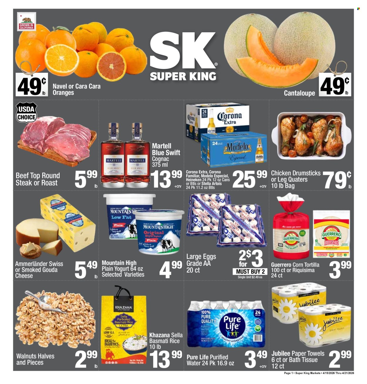 Super King Markets ad - 04/15/2026 - 04/21/2026. Page 1