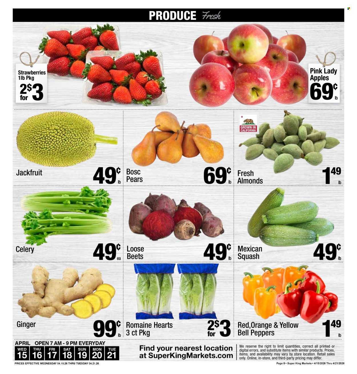 Super King Markets ad - 04/15/2026 - 04/21/2026. Page 9
