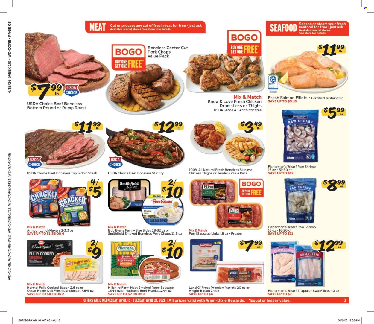 Winn Dixie ad - 04/15/2026 - 04/21/2026. Page 3