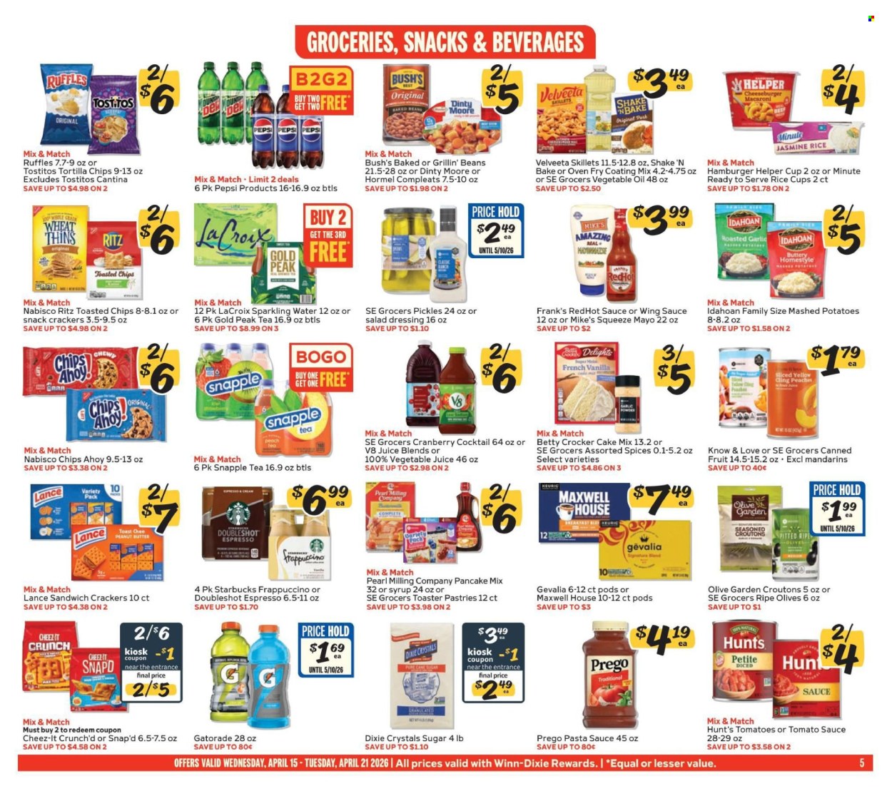 Winn Dixie ad - 04/15/2026 - 04/21/2026. Page 5