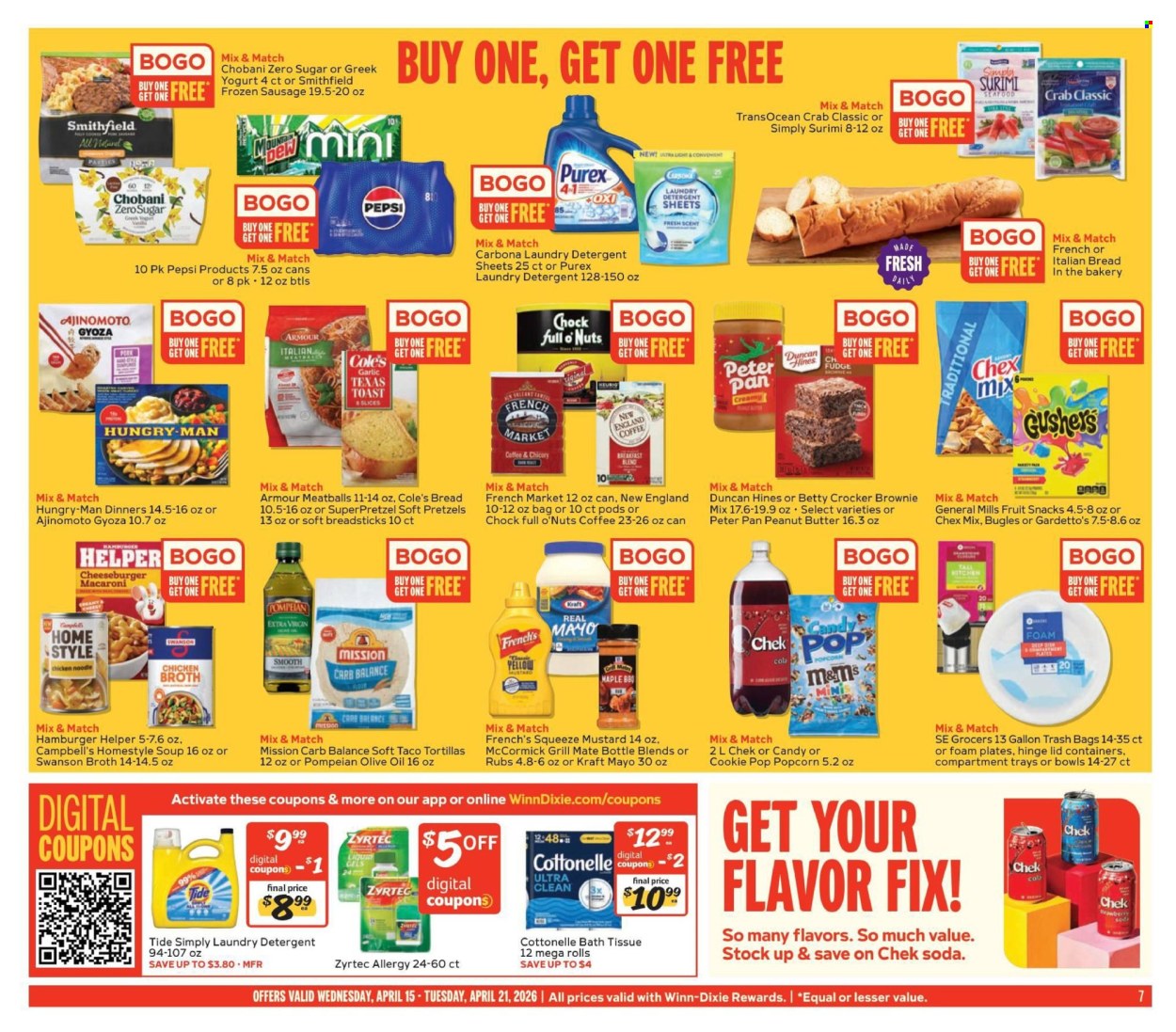Winn Dixie ad - 04/15/2026 - 04/21/2026. Page 7