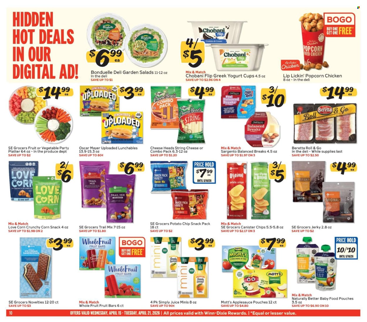 Winn Dixie ad - 04/15/2026 - 04/21/2026. Page 10