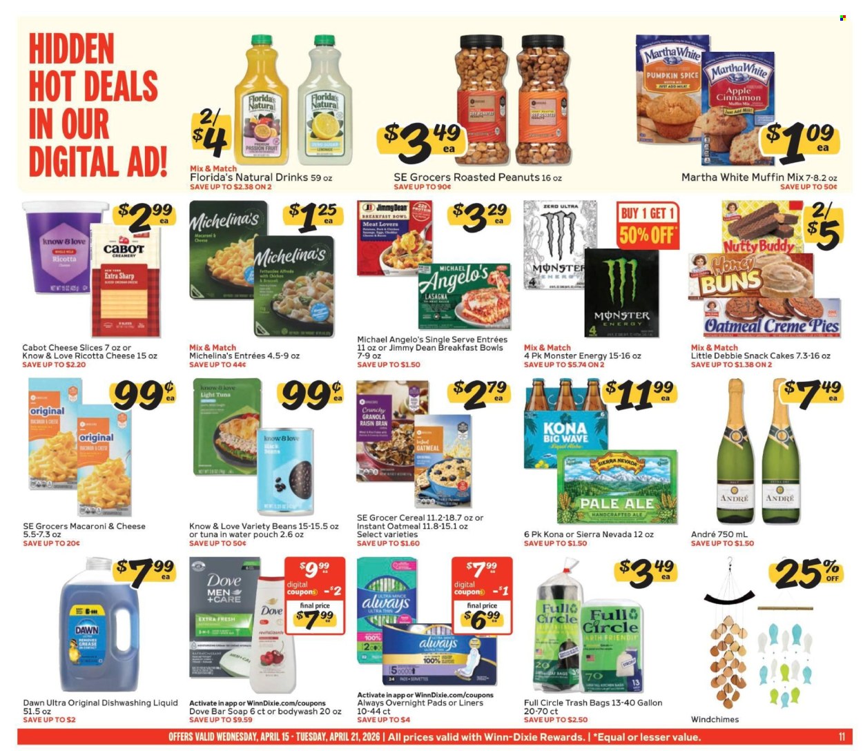 Winn Dixie ad - 04/15/2026 - 04/21/2026. Page 11