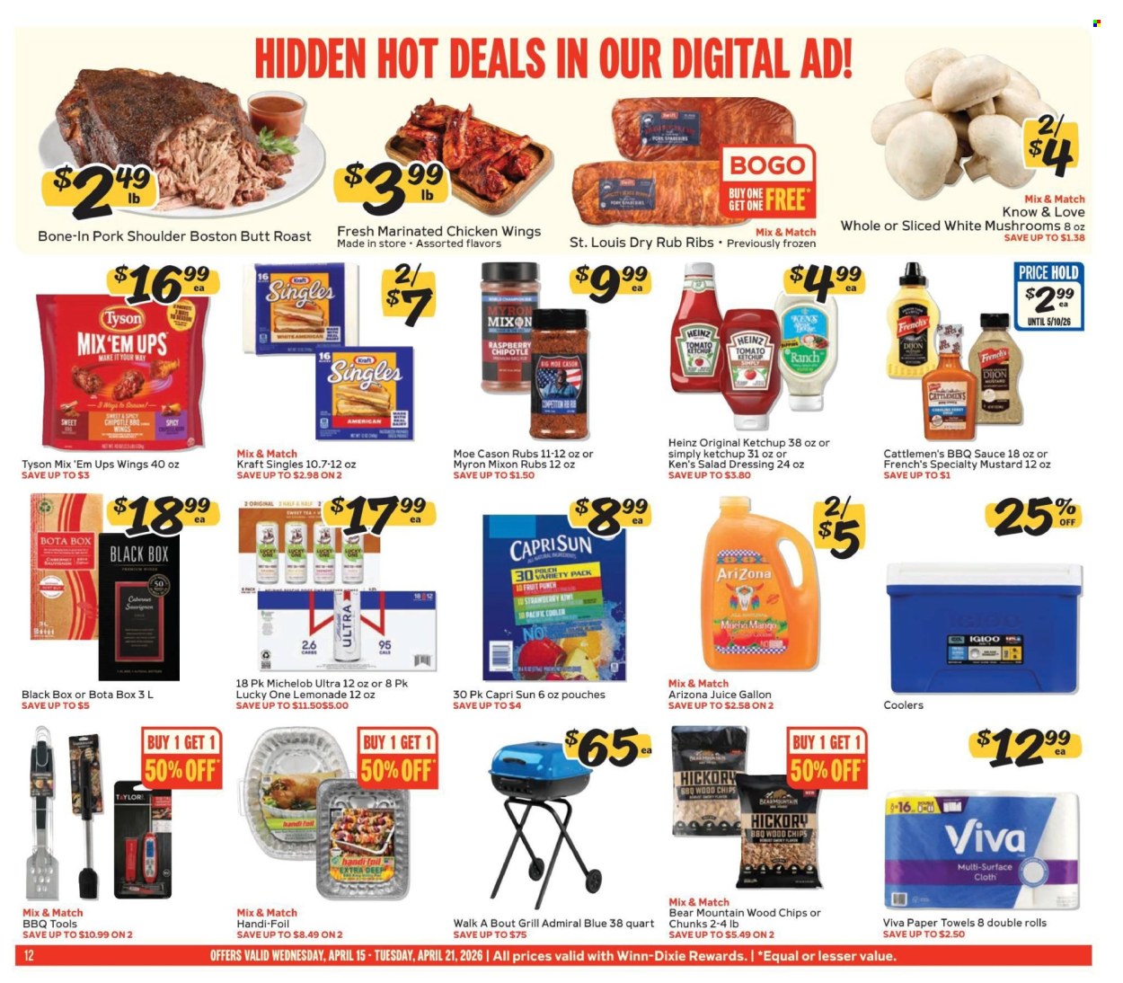 Winn Dixie ad - 04/15/2026 - 04/21/2026. Page 12