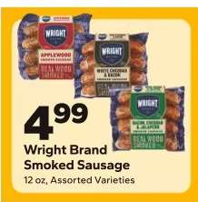 Wright Brand Smoked Sausage