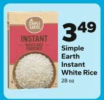 Simple Earth Instant White Rice