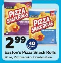 Easton's Pizza Snack Rolls