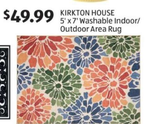 KIRKTON HOUSE 5' x 7' Washable Indoor/Outdoor Area Rug