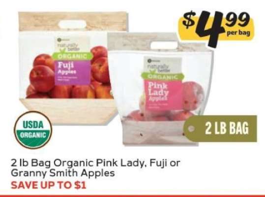 2 lb Bag Organic Apples