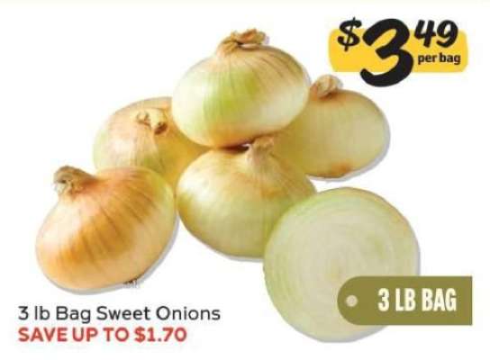 3 lb Bag Sweet Onions