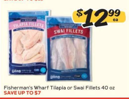 Fisherman's Wharf Tilapia or Swai Fillets