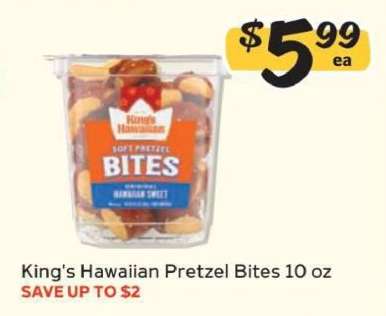 King’s Hawaiian pretzel bites