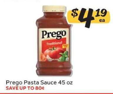 Prego Pasta Sauce