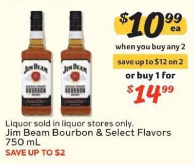 Jim Beam Bourbon & Select Flavors