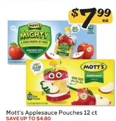 Mott's Applesauce Pouches 12 ct
