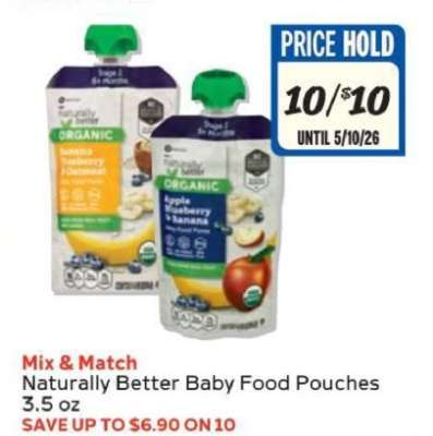Naturally Better Baby Food Pouches