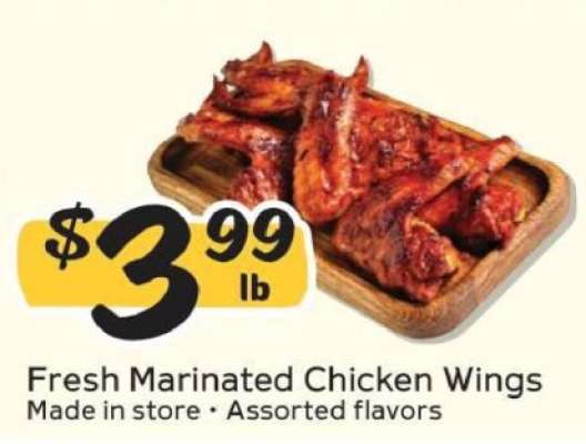 Fresh Marinated Chicken Wings