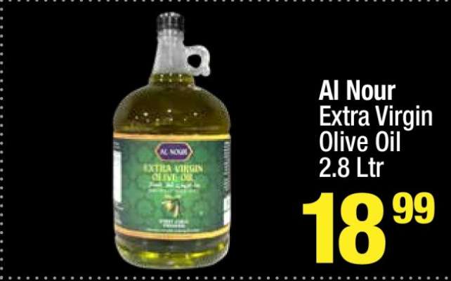 Al Nour Extra Virgin Olive Oil 2.8 Ltr