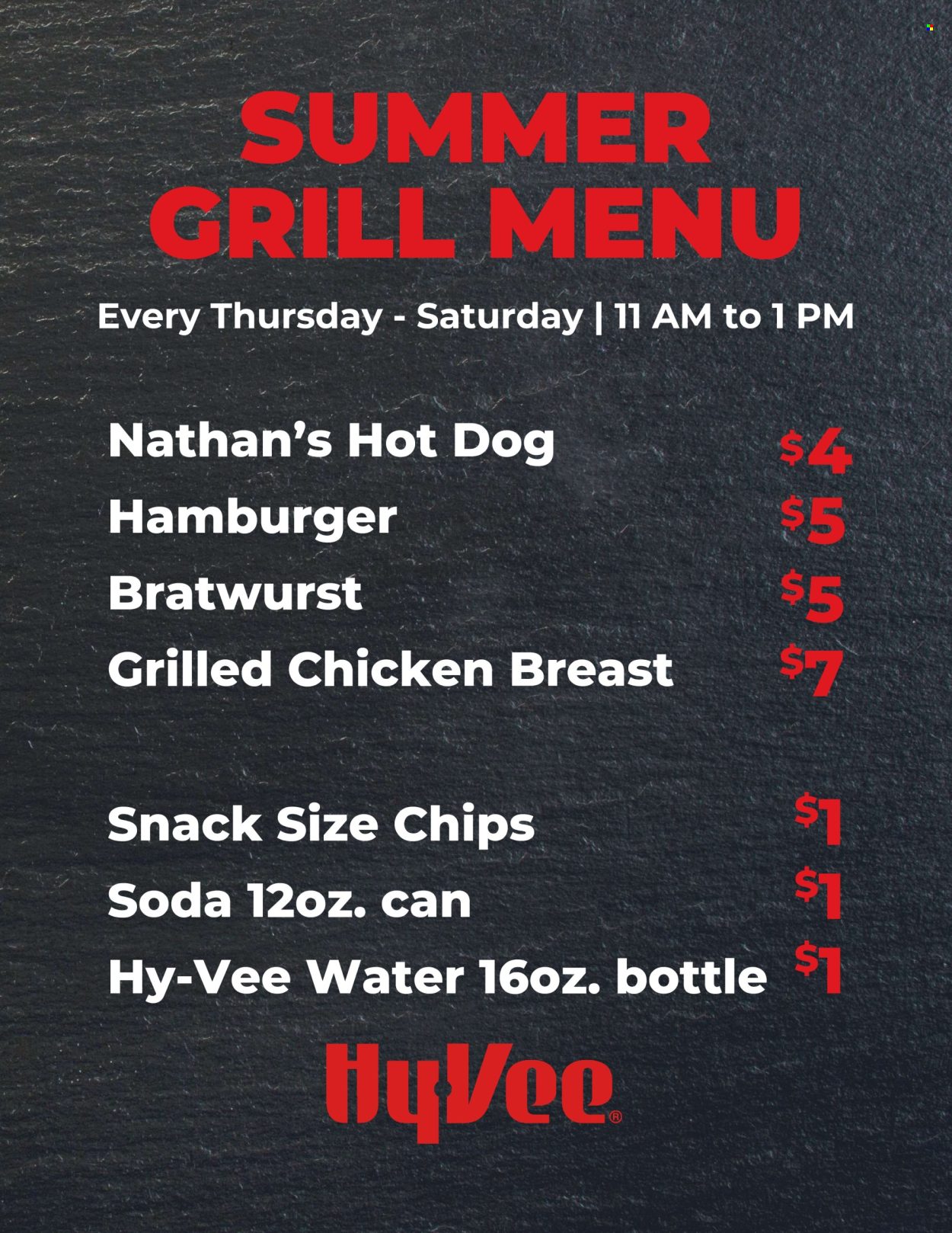 Hy-Vee ad - 04/16/2026 - 09/05/2026. Page 1