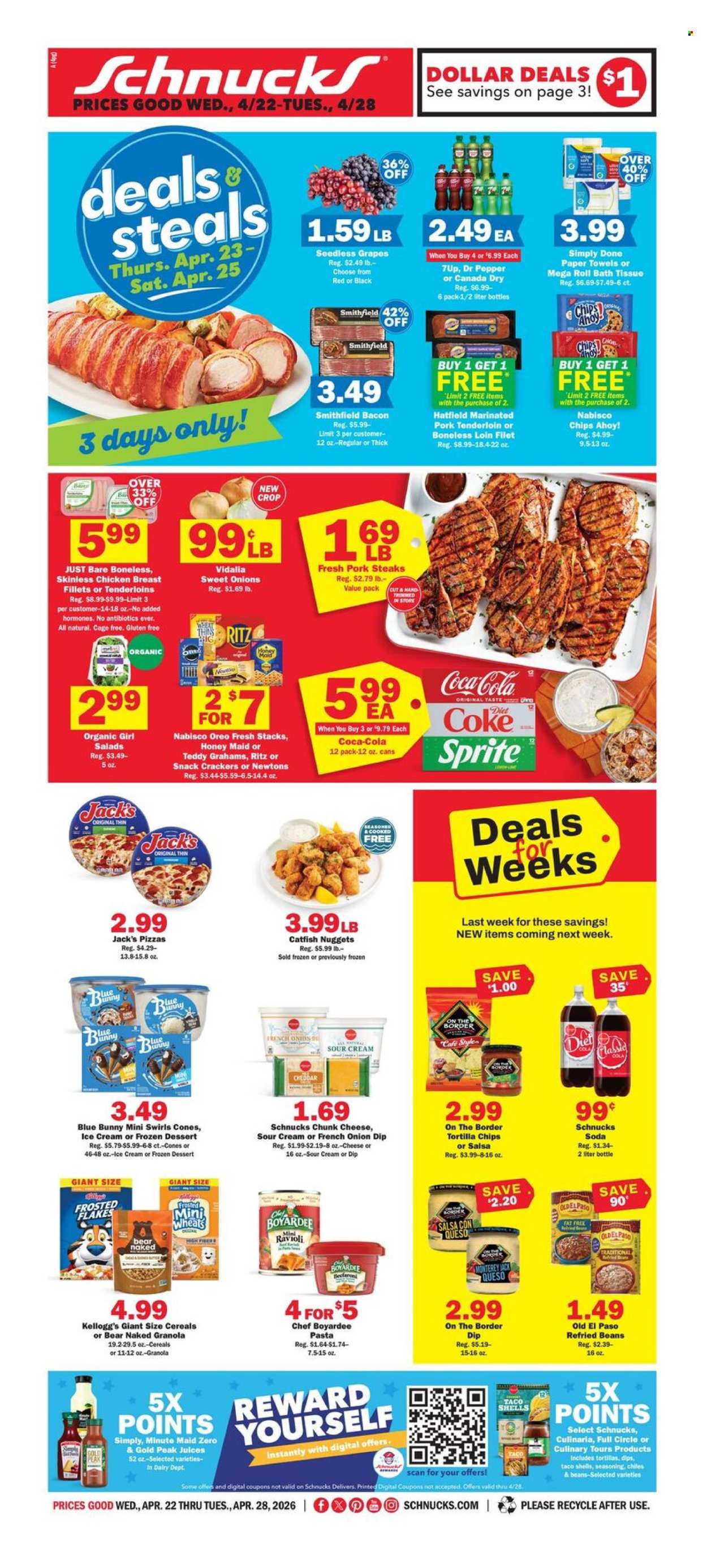 Schnucks ad - 04/22/2026 - 04/28/2026. Page 1