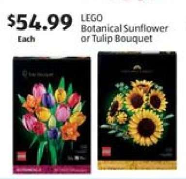 LEGO Botanical Sunflower or Tulip Bouquet