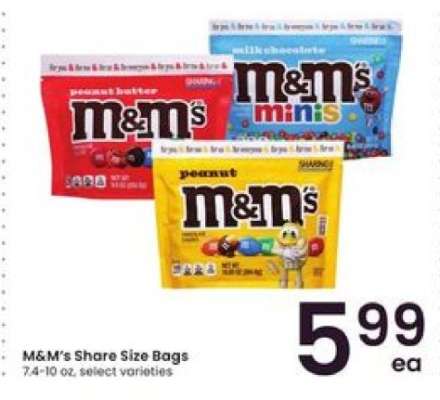 M&M's Share Size Bags