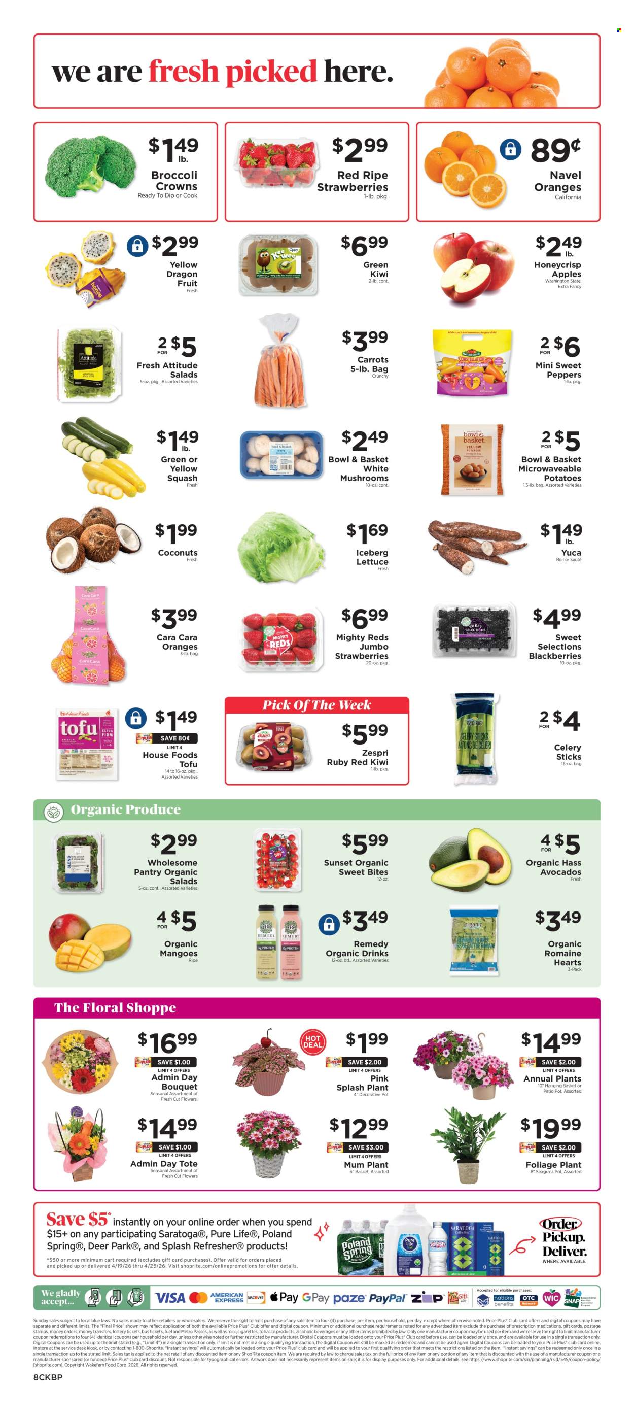 ShopRite ad - 04/19/2026 - 04/25/2026. Page 9