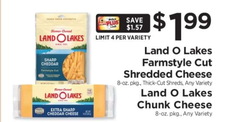 Land O Lakes Farmstyle Cut Shredded Cheese