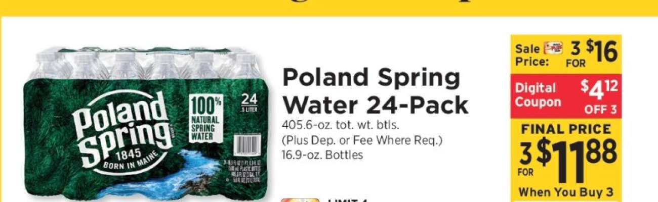 Poland Spring Water 24-Pack