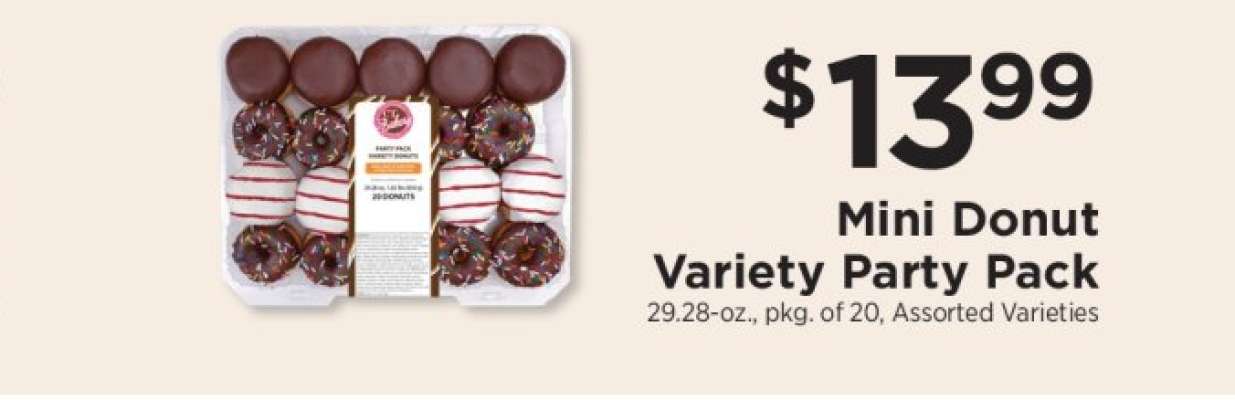 Mini Donut Variety Party Pack