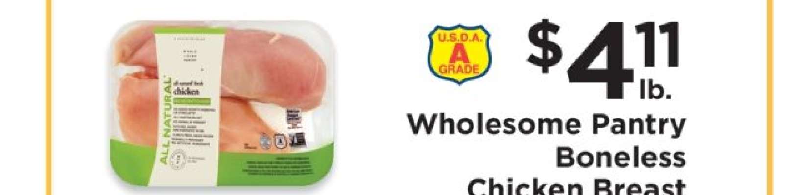 Wholesome Pantry Boneless Chicken Breast