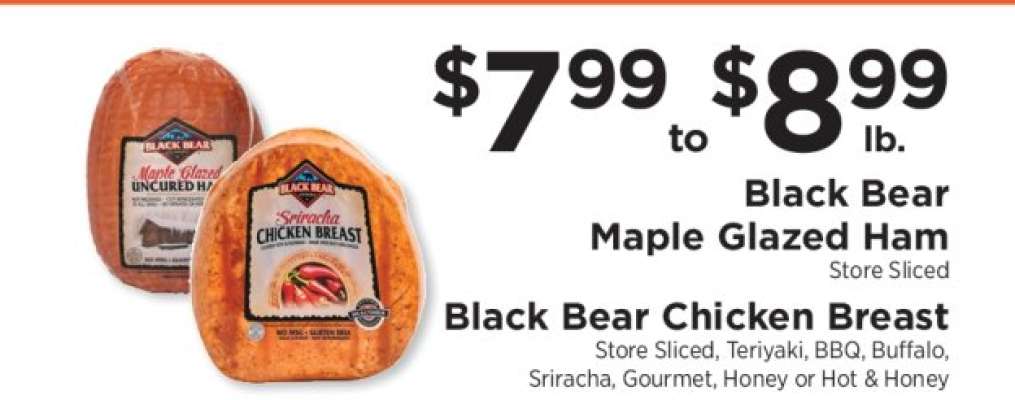 Black Bear Maple Glazed Ham