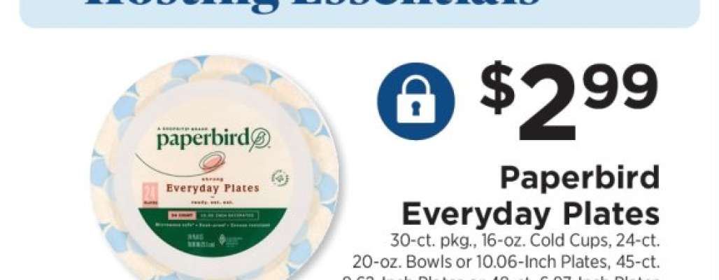 Paperbird Everyday Plates