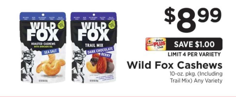 Wild Fox Cashews