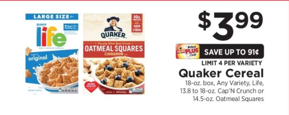 Quaker Cereal