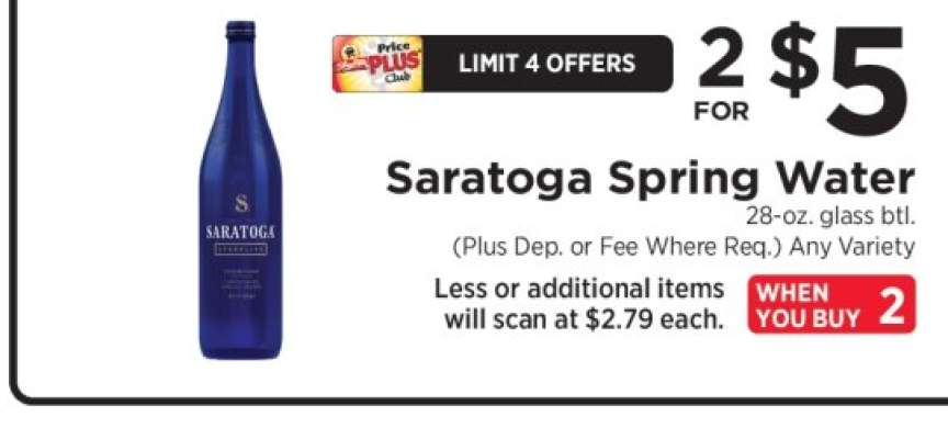 Saratoga Spring Water